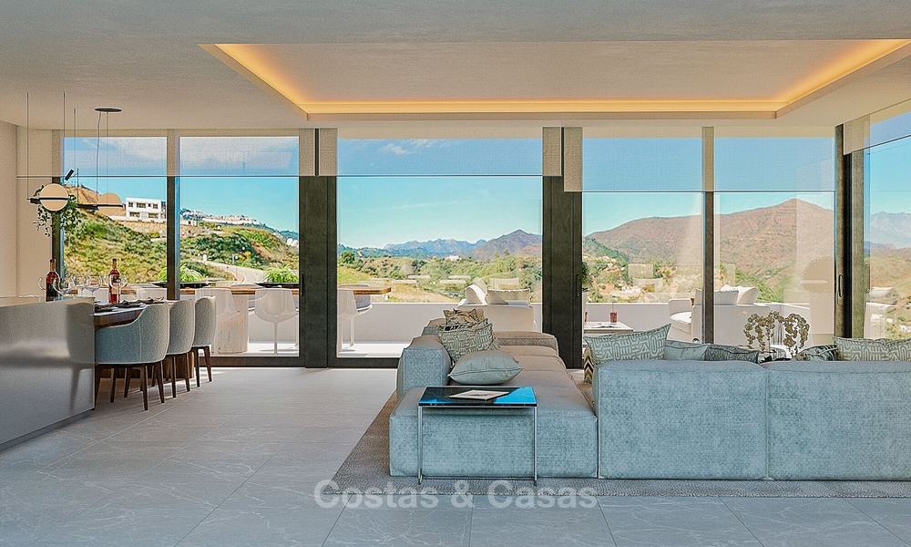Nouvelles villas de luxe modernes et exclusives dans un complexe de golf à vendre à Mijas, Costa del Sol 10991