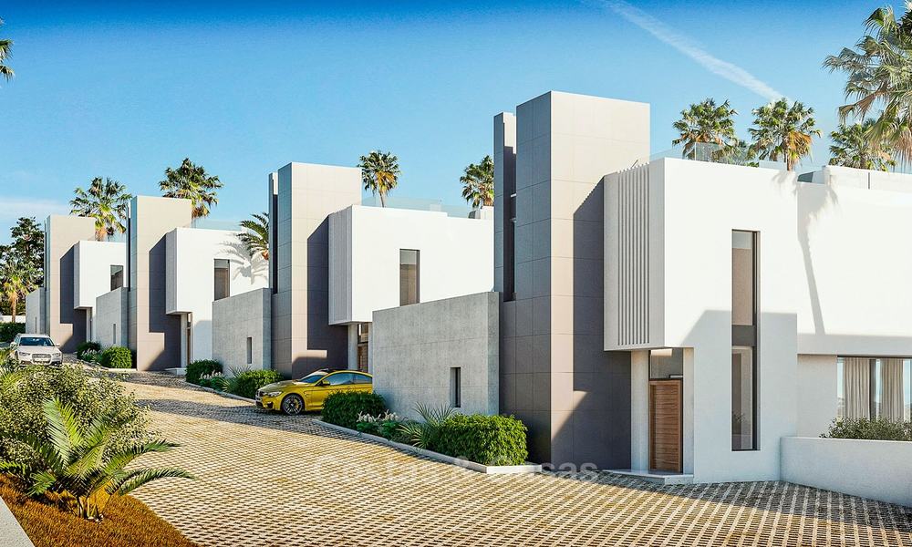 Nouvelles villas de luxe modernes et exclusives dans un complexe de golf à vendre à Mijas, Costa del Sol 10994
