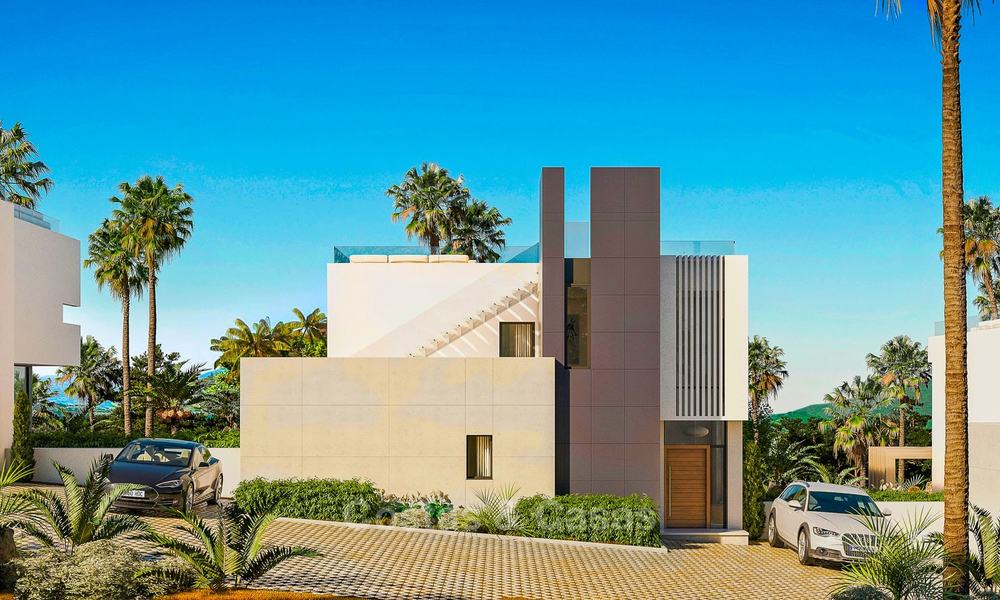 Nouvelles villas de luxe modernes et exclusives dans un complexe de golf à vendre à Mijas, Costa del Sol 10995