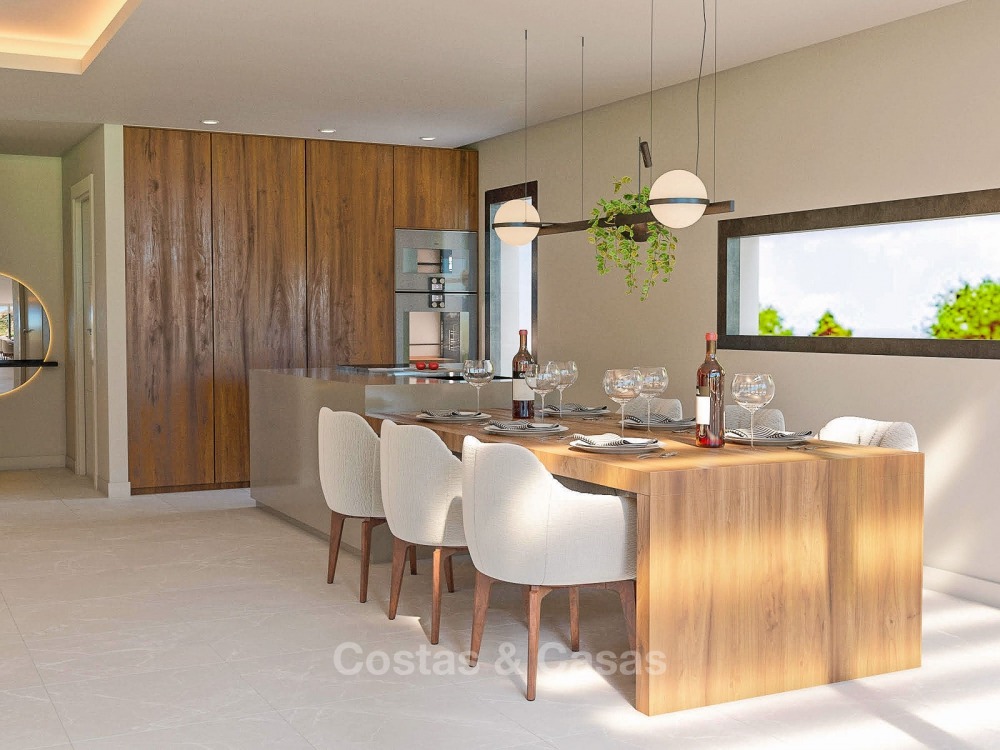 Nouvelles villas de luxe modernes et exclusives dans un complexe de golf à vendre à Mijas, Costa del Sol 11004