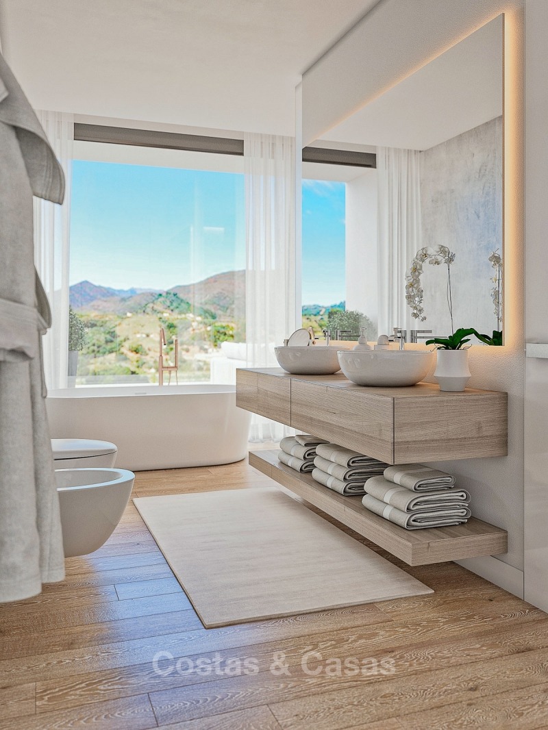 Nouvelles villas de luxe modernes et exclusives dans un complexe de golf à vendre à Mijas, Costa del Sol 11006 