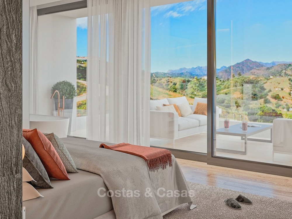 Nouvelles villas de luxe modernes et exclusives dans un complexe de golf à vendre à Mijas, Costa del Sol 11008