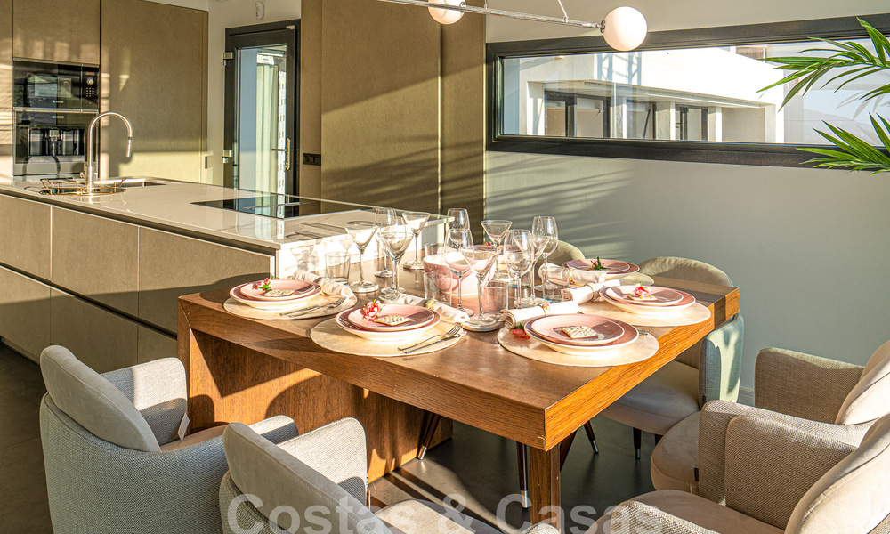 Nouvelles villas de luxe modernes et exclusives dans un complexe de golf à vendre à Mijas, Costa del Sol 56666