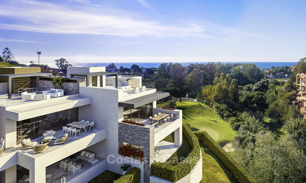 Appartements neufs de luxe et moderne avec vue sur la mer à vendre, en première ligne de golf, Marbella Est 11612