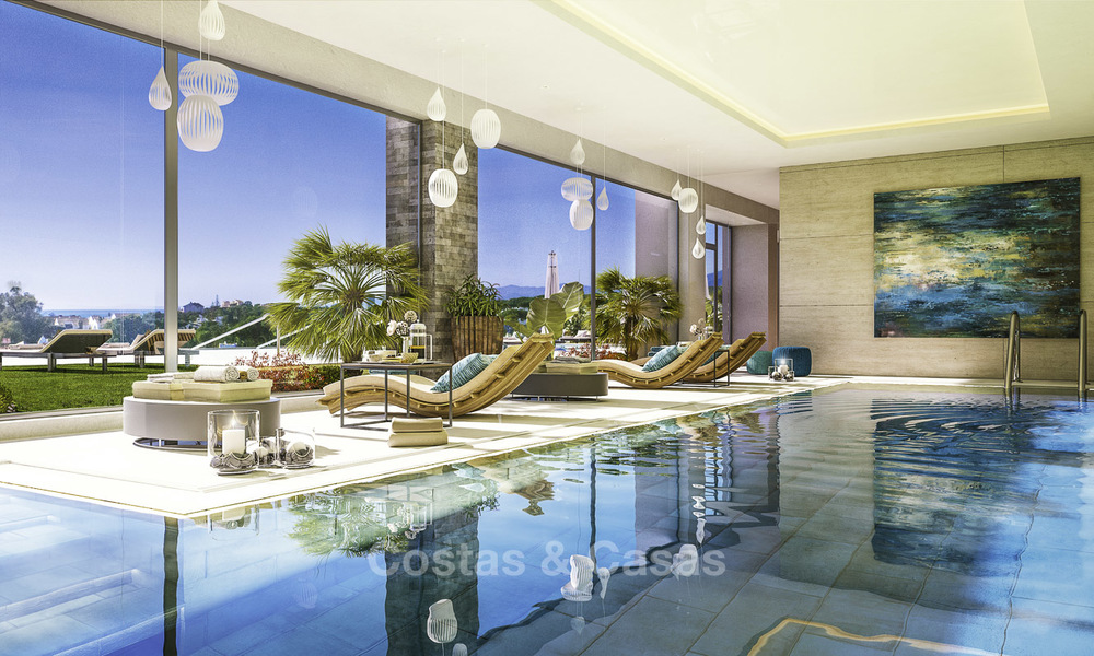 Appartements neufs de luxe et moderne avec vue sur la mer à vendre, en première ligne de golf, Marbella Est 11607