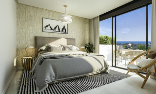 Appartements neufs de luxe et moderne avec vue sur la mer à vendre, en première ligne de golf, Marbella Est 11608 