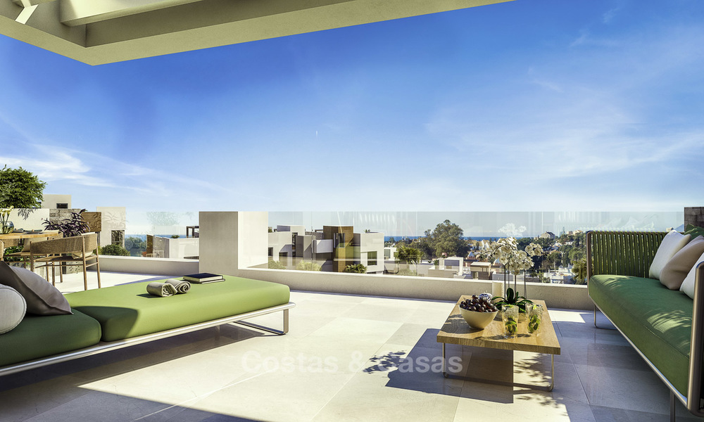 Appartements neufs de luxe et moderne avec vue sur la mer à vendre, en première ligne de golf, Marbella Est 11609