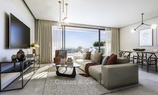 Appartements neufs de luxe et moderne avec vue sur la mer à vendre, en première ligne de golf, Marbella Est 11610 