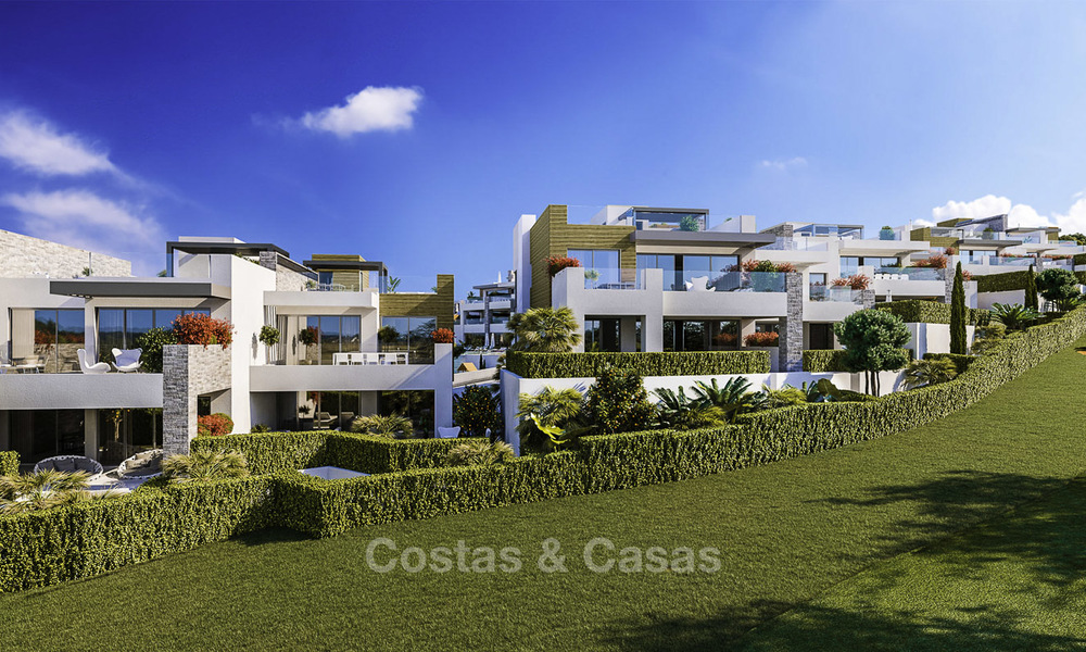 Appartements neufs de luxe et moderne avec vue sur la mer à vendre, en première ligne de golf, Marbella Est 11611