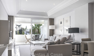 Appartement de luxe en front de mer avec vue sur mer à vendre dans un complexe exclusif sur le prestigieux Golden Mile, Marbella 11530 