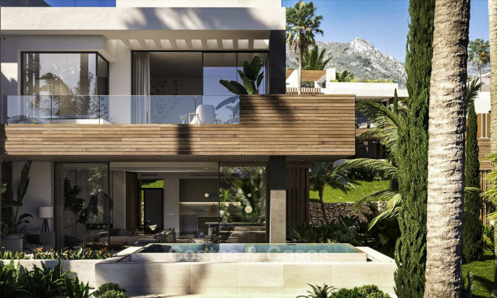 Villas de luxe contemporaines avec des belles vues à vendre - Sierra Blanca, Golden Mile, Marbella 11516