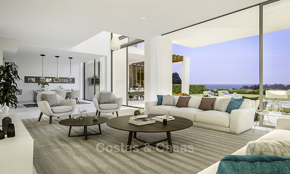 Des villas de golf contemporaines exclusives avec une vue imprenable sur la mer à vendre - East Marbella 15956