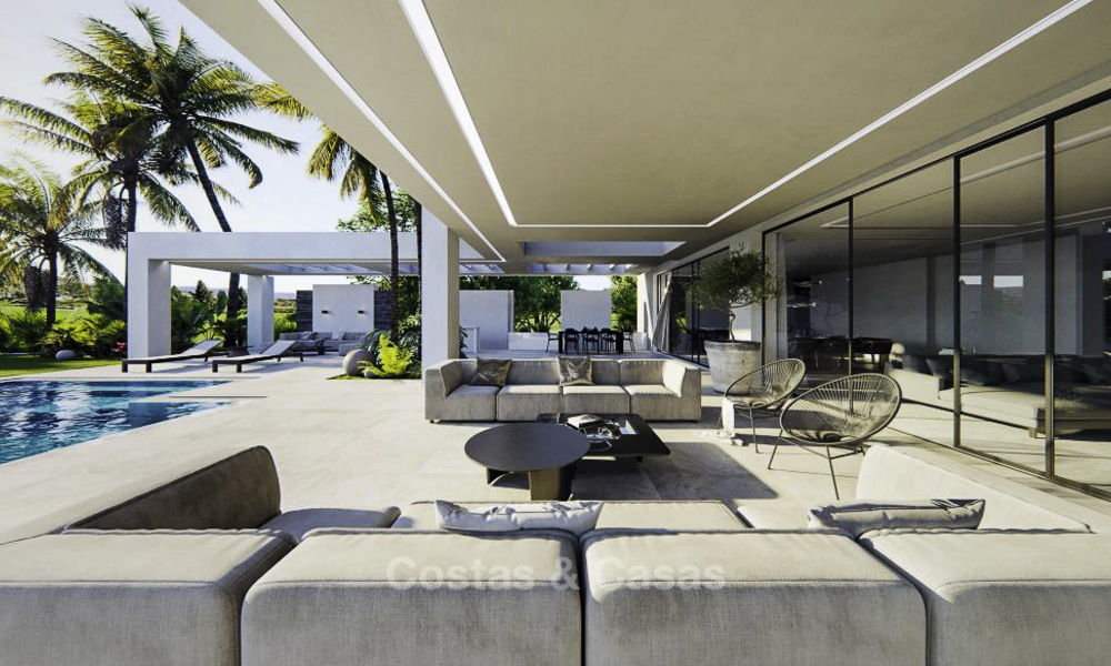 Villa de luxe de haut standing de style contemporain directement sur le golf à vendre, Benahavis - Marbella 11729