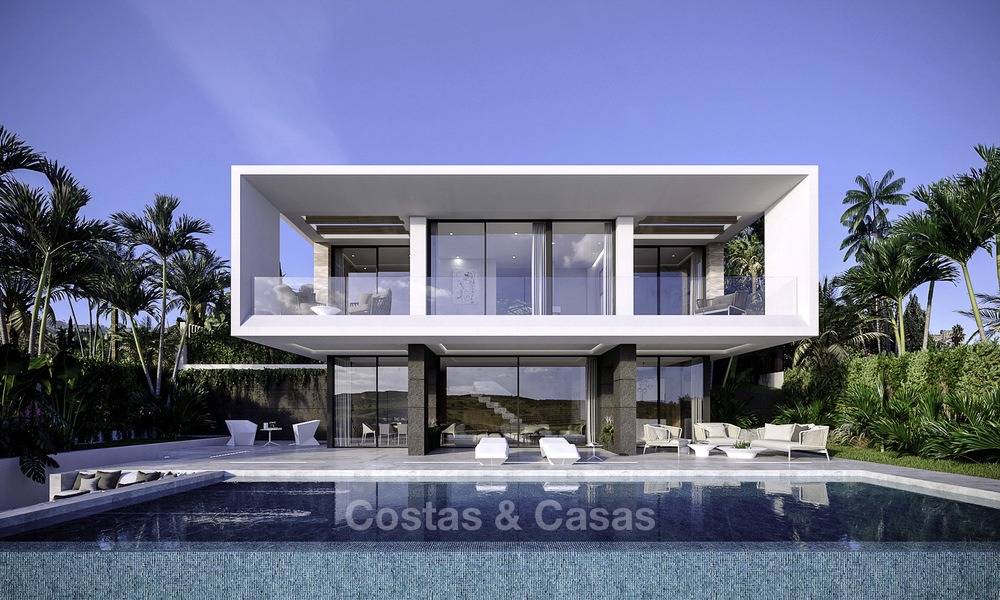 Jolies villas de golf neuves et modernes à vendre à Estepona, Costa del Sol 12023