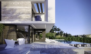 Jolies villas de golf neuves et modernes à vendre à Estepona, Costa del Sol 12024 