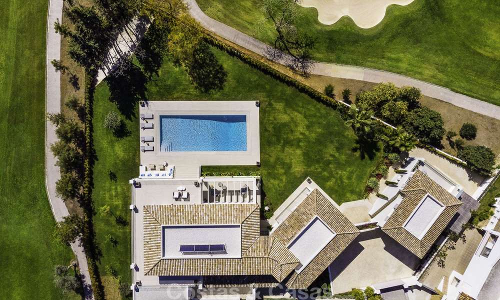 Prestigieuse villa de luxe sur le golf avec vue exceptionnelle sur la mer à vendre, à Nueva Andalucia, Marbella 17121