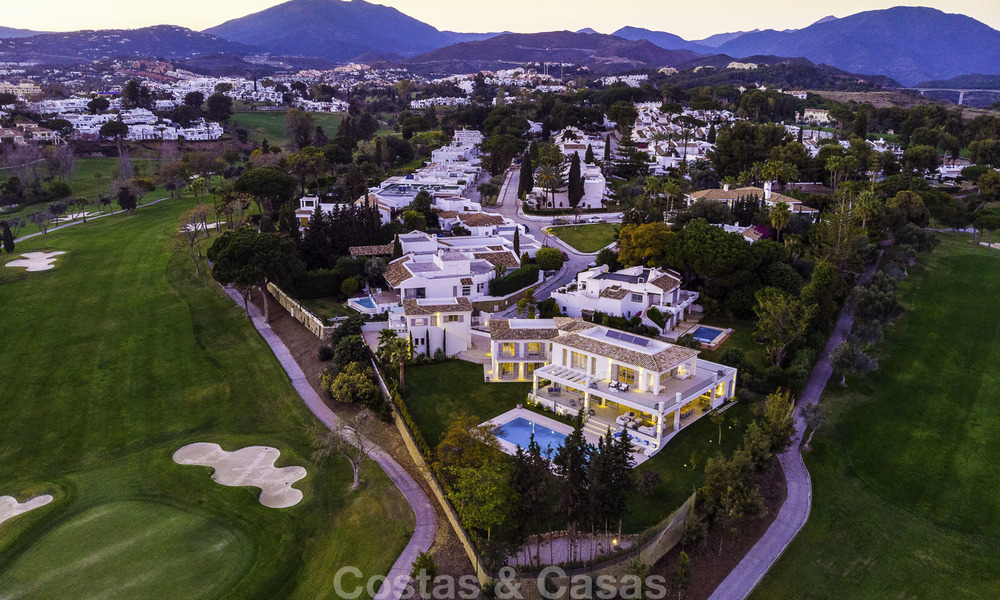 Prestigieuse villa de luxe sur le golf avec vue exceptionnelle sur la mer à vendre, à Nueva Andalucia, Marbella 17133