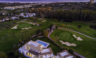 Prestigieuse villa de luxe sur le golf avec vue exceptionnelle sur la mer à vendre, à Nueva Andalucia, Marbella 17134 