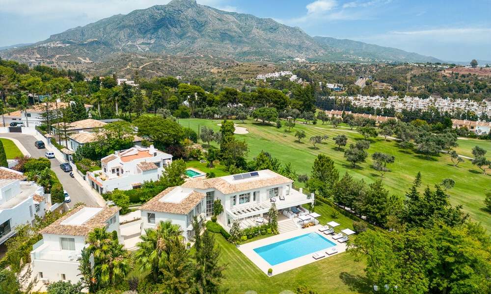 Prestigieuse villa de luxe sur le golf avec vue exceptionnelle sur la mer à vendre, à Nueva Andalucia, Marbella 57158