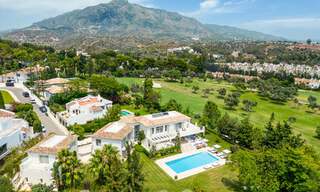 Prestigieuse villa de luxe sur le golf avec vue exceptionnelle sur la mer à vendre, à Nueva Andalucia, Marbella 57158 