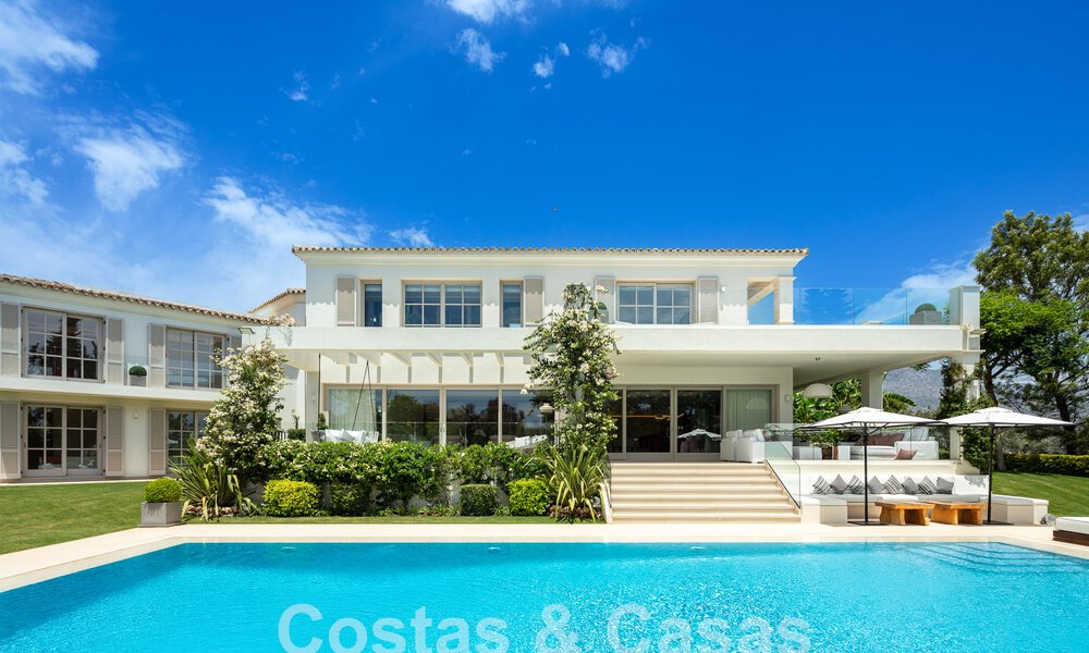 Prestigieuse villa de luxe sur le golf avec vue exceptionnelle sur la mer à vendre, à Nueva Andalucia, Marbella 57159