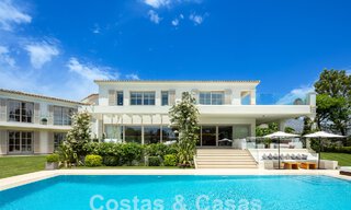 Prestigieuse villa de luxe sur le golf avec vue exceptionnelle sur la mer à vendre, à Nueva Andalucia, Marbella 57159 