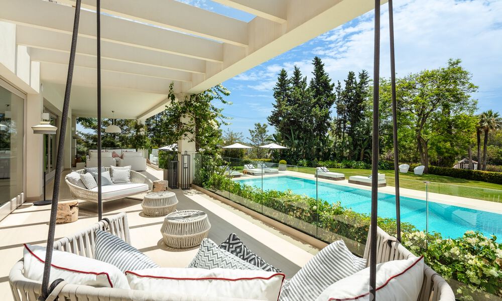 Prestigieuse villa de luxe sur le golf avec vue exceptionnelle sur la mer à vendre, à Nueva Andalucia, Marbella 57162