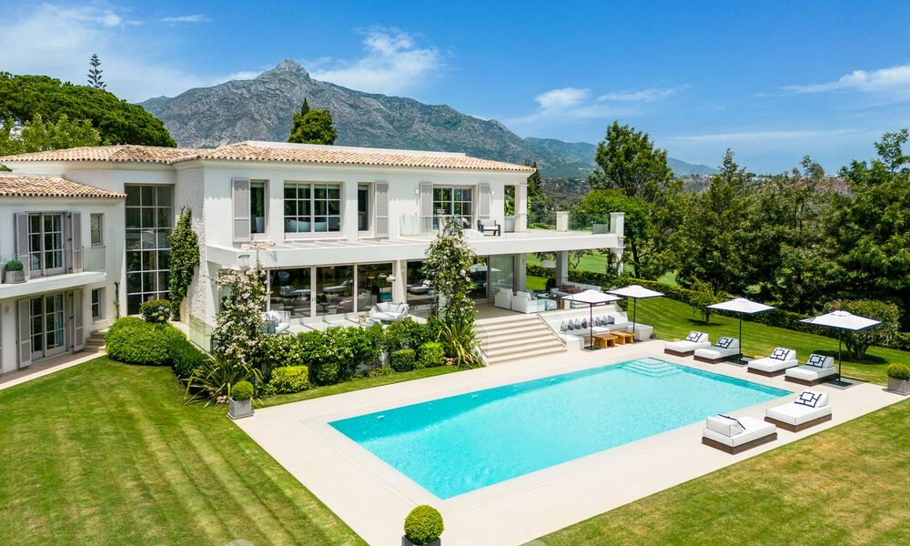 Prestigieuse villa de luxe sur le golf avec vue exceptionnelle sur la mer à vendre, à Nueva Andalucia, Marbella 57163