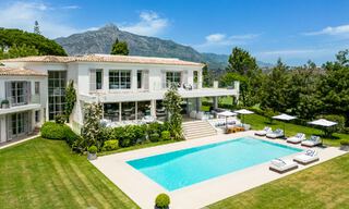 Prestigieuse villa de luxe sur le golf avec vue exceptionnelle sur la mer à vendre, à Nueva Andalucia, Marbella 57163 