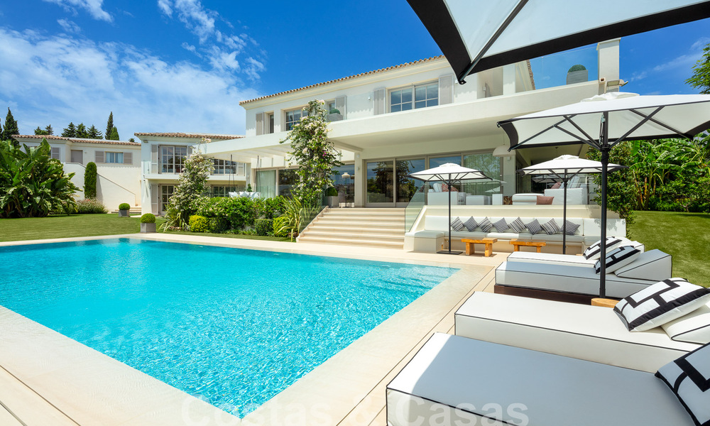 Prestigieuse villa de luxe sur le golf avec vue exceptionnelle sur la mer à vendre, à Nueva Andalucia, Marbella 57164