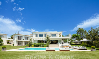 Prestigieuse villa de luxe sur le golf avec vue exceptionnelle sur la mer à vendre, à Nueva Andalucia, Marbella 57166 