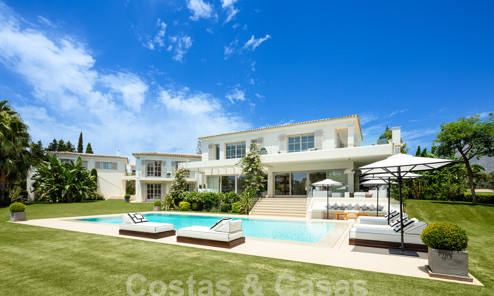 Prestigieuse villa de luxe sur le golf avec vue exceptionnelle sur la mer à vendre, à Nueva Andalucia, Marbella 57167