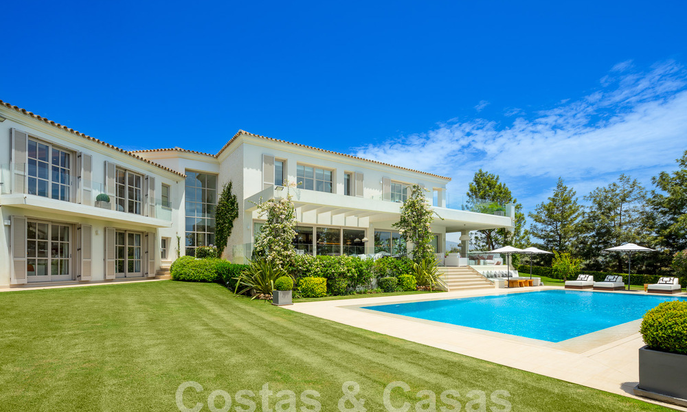 Prestigieuse villa de luxe sur le golf avec vue exceptionnelle sur la mer à vendre, à Nueva Andalucia, Marbella 57168