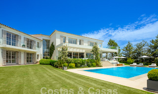 Prestigieuse villa de luxe sur le golf avec vue exceptionnelle sur la mer à vendre, à Nueva Andalucia, Marbella 57168 