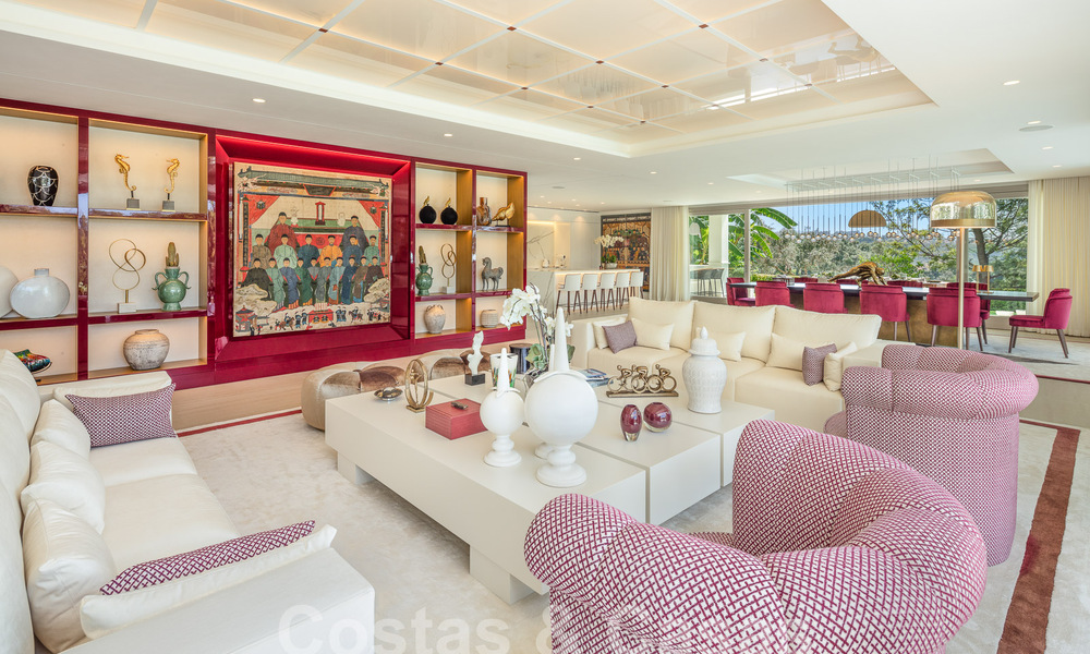 Prestigieuse villa de luxe sur le golf avec vue exceptionnelle sur la mer à vendre, à Nueva Andalucia, Marbella 57178