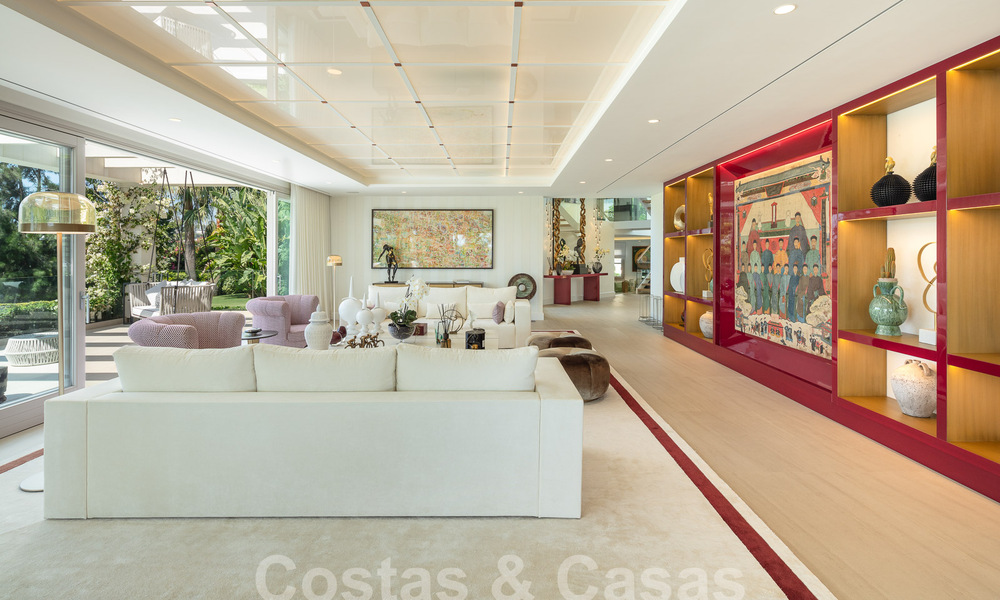 Prestigieuse villa de luxe sur le golf avec vue exceptionnelle sur la mer à vendre, à Nueva Andalucia, Marbella 57181