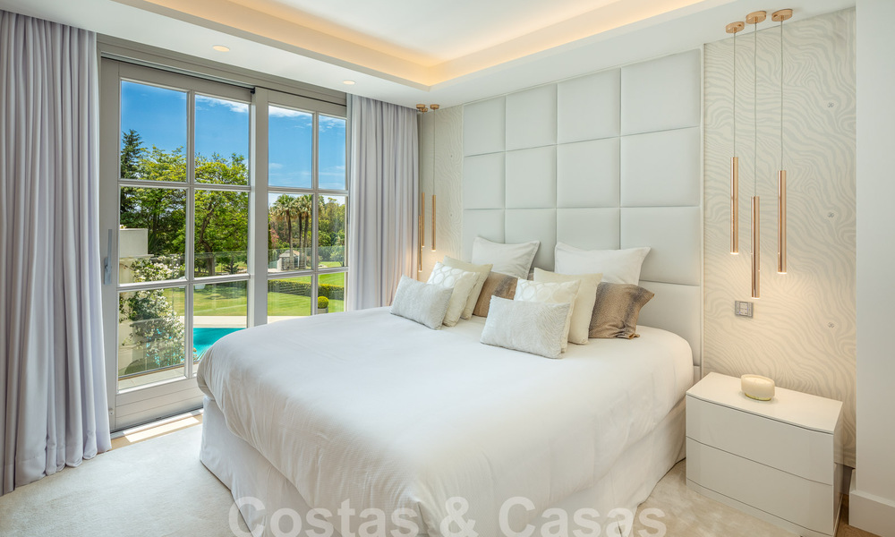 Prestigieuse villa de luxe sur le golf avec vue exceptionnelle sur la mer à vendre, à Nueva Andalucia, Marbella 57196