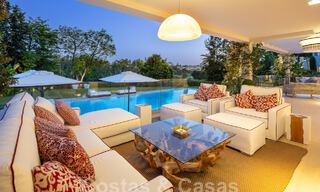 Prestigieuse villa de luxe sur le golf avec vue exceptionnelle sur la mer à vendre, à Nueva Andalucia, Marbella 57203 