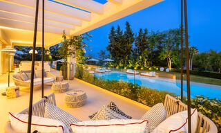 Prestigieuse villa de luxe sur le golf avec vue exceptionnelle sur la mer à vendre, à Nueva Andalucia, Marbella 57205 