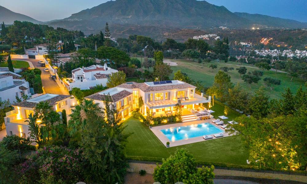 Prestigieuse villa de luxe sur le golf avec vue exceptionnelle sur la mer à vendre, à Nueva Andalucia, Marbella 57211