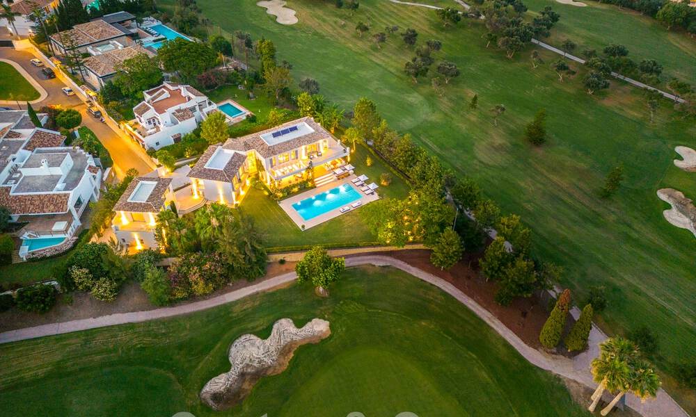 Prestigieuse villa de luxe sur le golf avec vue exceptionnelle sur la mer à vendre, à Nueva Andalucia, Marbella 57212