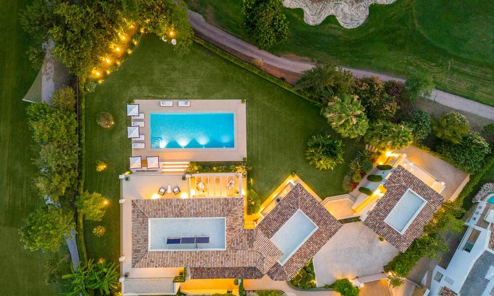 Prestigieuse villa de luxe sur le golf avec vue exceptionnelle sur la mer à vendre, à Nueva Andalucia, Marbella 57213