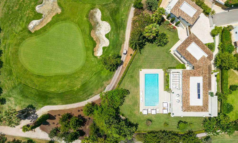 Prestigieuse villa de luxe sur le golf avec vue exceptionnelle sur la mer à vendre, à Nueva Andalucia, Marbella 57215