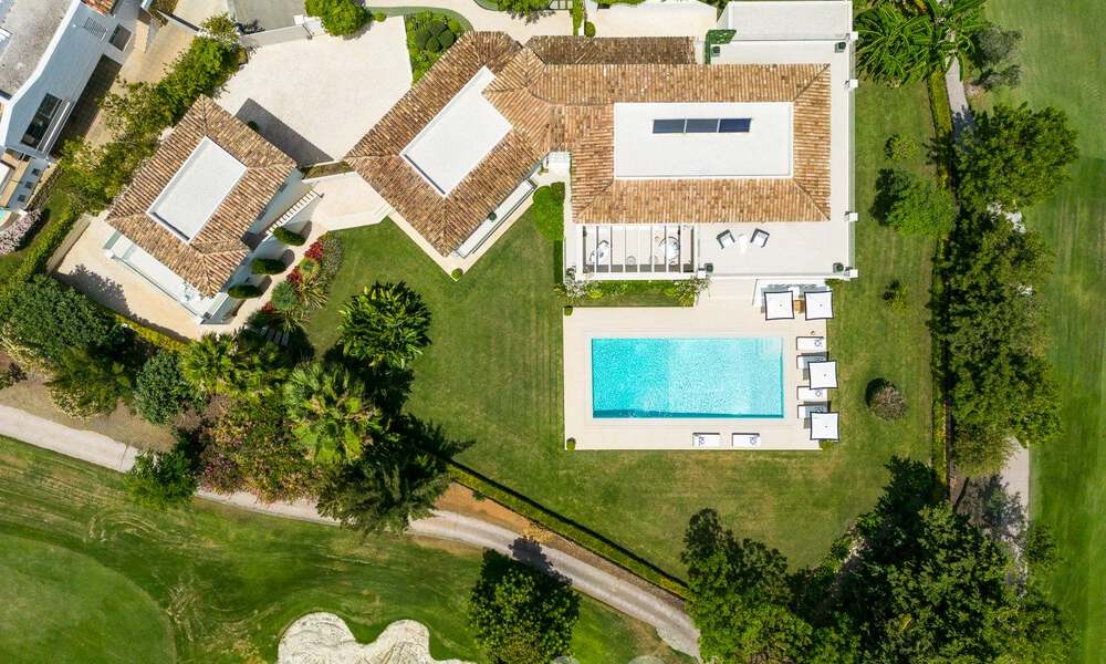 Prestigieuse villa de luxe sur le golf avec vue exceptionnelle sur la mer à vendre, à Nueva Andalucia, Marbella 57216