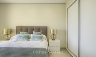 Charmante maison de ville entièrement rénovée avec vue sur la mer et les montagnes à vendre, dans une prestigieuse urbanisation de golf, Benahavis, Marbella 15356 