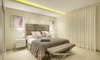 Charmante maison de ville entièrement rénovée avec vue sur la mer et les montagnes à vendre, dans une prestigieuse urbanisation de golf, Benahavis, Marbella 15358 