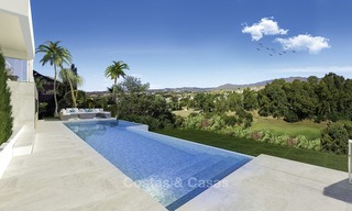 Ravissante villa de luxe moderne sur un terrain de golf à vendre, Mijas, Costa del Sol 12386 