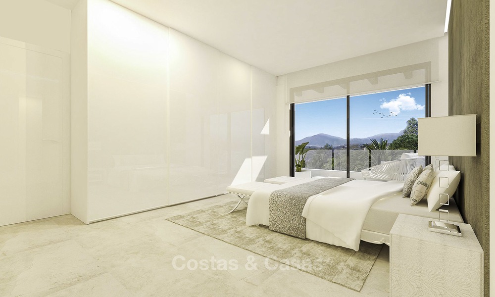 Ravissante villa de luxe moderne sur un terrain de golf à vendre, Mijas, Costa del Sol 12390
