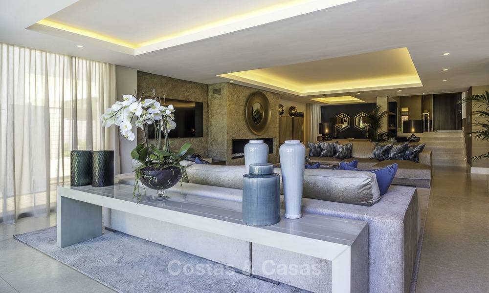 Exquise villa de luxe moderne, haut de gamme à vendre, à deux pas de la plage. Golden Mile, Marbella 12413
