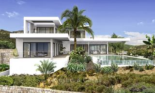 Villa de luxe moderne neuve avec vue panoramique sur la mer à vendre à Benahavis - Marbella 12526 
